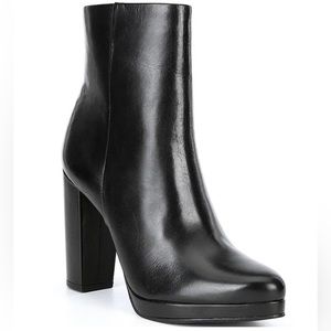 Antonio Melanie, the Amelia Leather Platform Booties